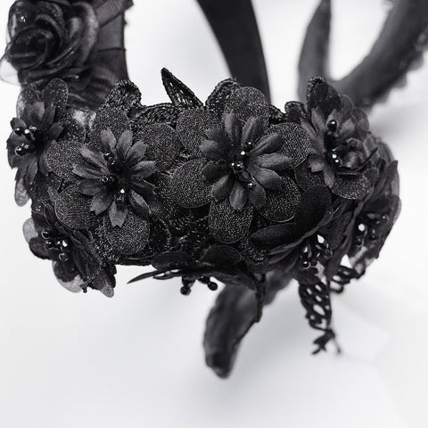 Goth Demon Horn Headwear