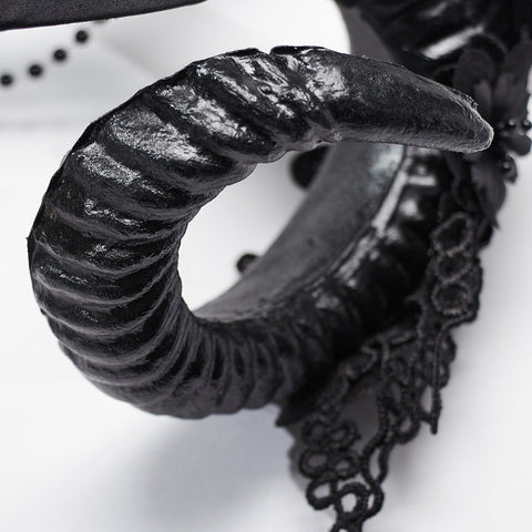 Goth Demon Horn Headwear
