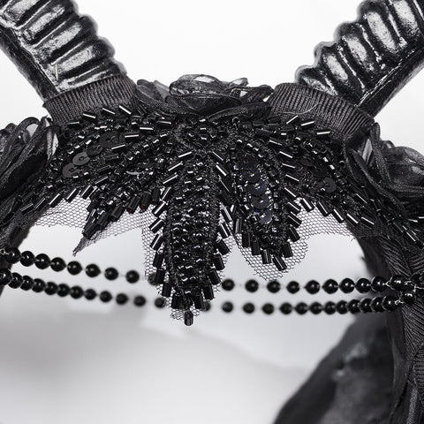 Goth Demon Horn Headwear