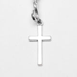 Goth Cross Pendant Spike Earrings