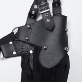 Handsome punk tassel shoulder armor