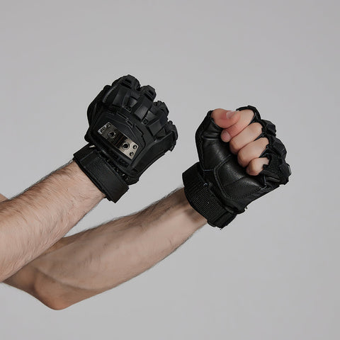 Cyber Punk Armored Gloves