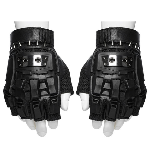 Cyber Punk Armored Gloves