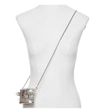 Punk hollow metal mini bag