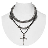 Spine cross necklace set