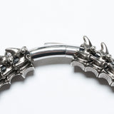 Apocalypse Punk Skeleton Neck Ring