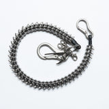 Apocalypse punk skeleton leg chain