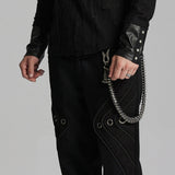 Apocalypse punk skeleton leg chain