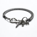 Apocalypse punk skeleton leg chain