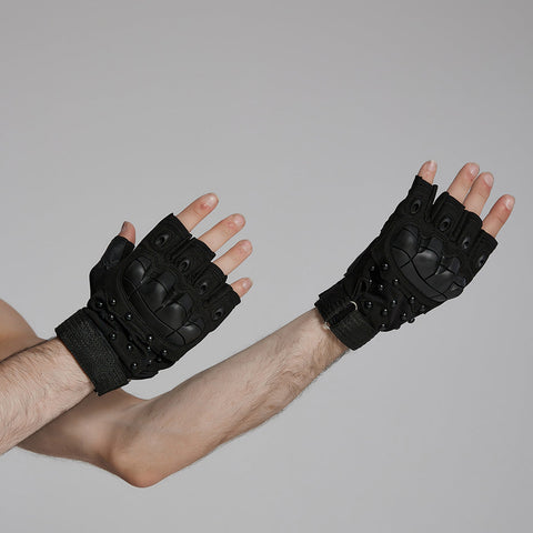 Cyberpunk Armored Gloves