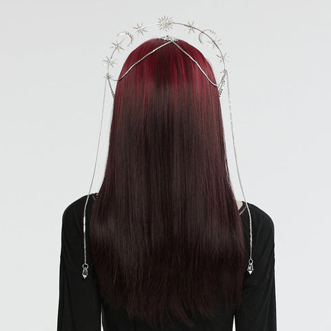 Gothic Star Moon Sun Headwear
