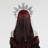 Gothic Skull Chain Crown