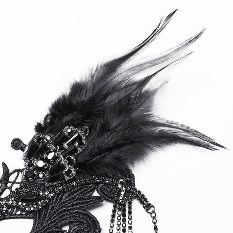 Gothic Black Wing Gorgeous Necklace