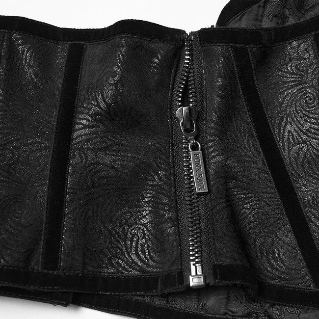 Goth Gorgeous Embossed Cummerbund