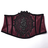 Goth Gorgeous Embossed Cummerbund