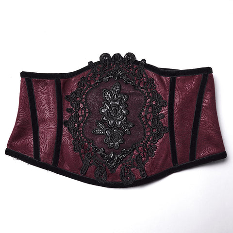 Goth Gorgeous Embossed Cummerbund