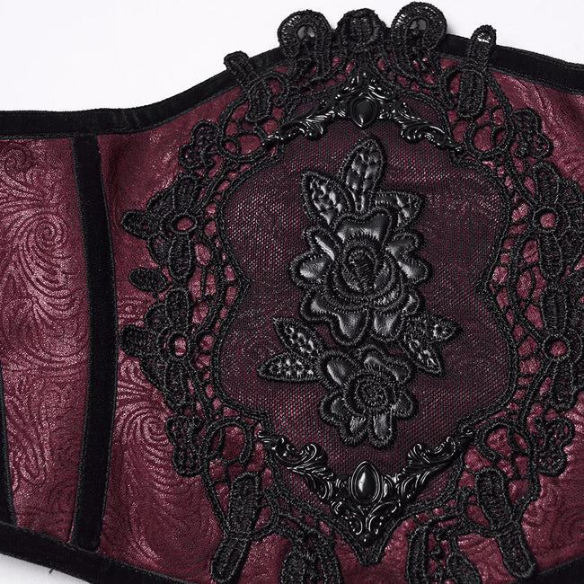 Goth Gorgeous Embossed Cummerbund