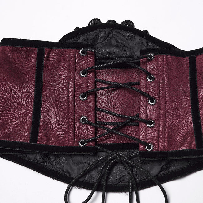 Goth Gorgeous Embossed Cummerbund