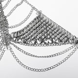 Metal scale chest chain