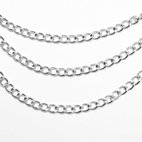 Metal scale chest chain