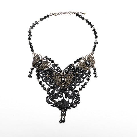 Steampunk Butterfly Necklace