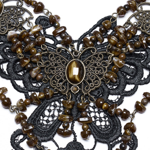 Steampunk Butterfly Necklace