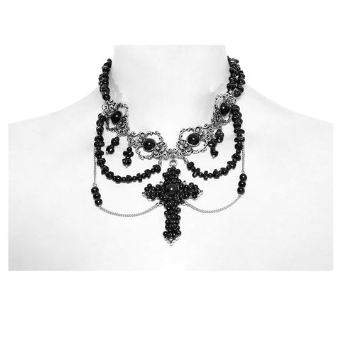Steampunk Cross Necklace