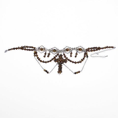 Steampunk Cross Necklace