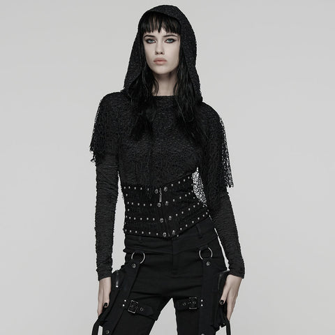 Punk Metal Rivet Corset