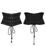 Punk Metal Rivet Corset