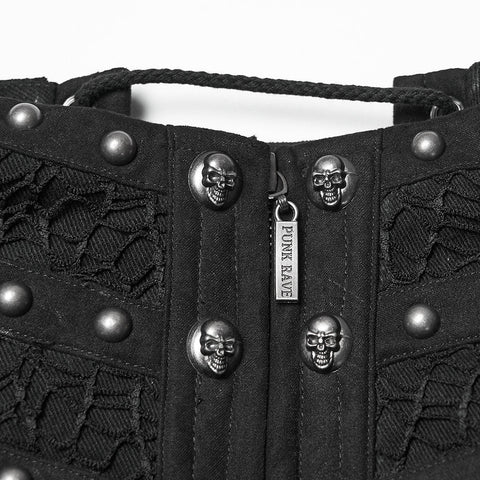 Punk Metal Rivet Corset