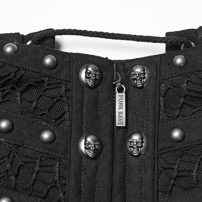 Punk Metal Rivet Corset