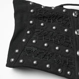 Punk Metal Rivet Corset