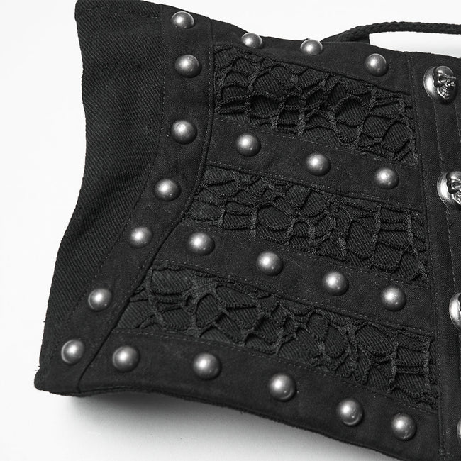 Punk Metal Rivet Corset