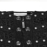 Punk Rivets Metal Corset