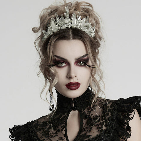 Goth gradient patent leather corset