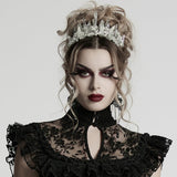 Goth gradient patent leather corset