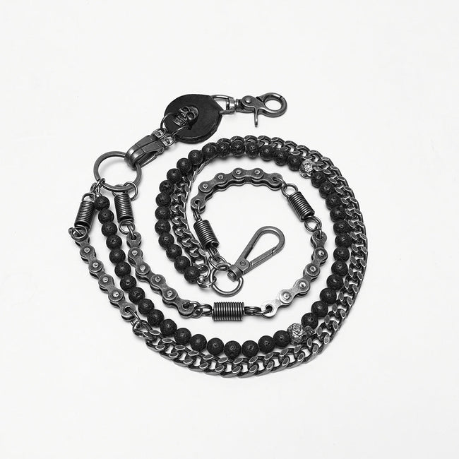 Punk vintage pants chain