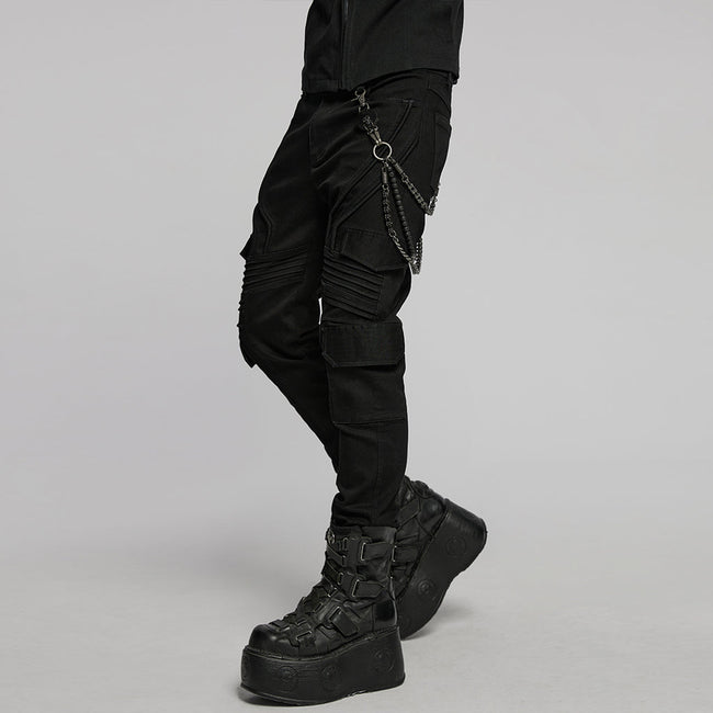 Punk vintage pants chain