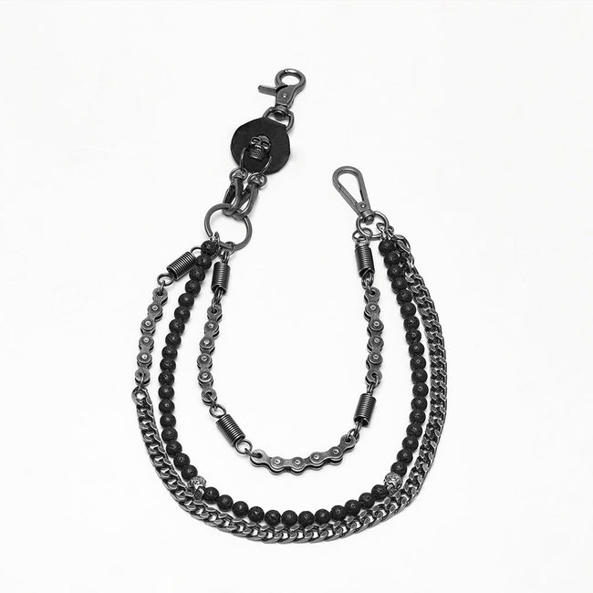 Punk vintage pants chain