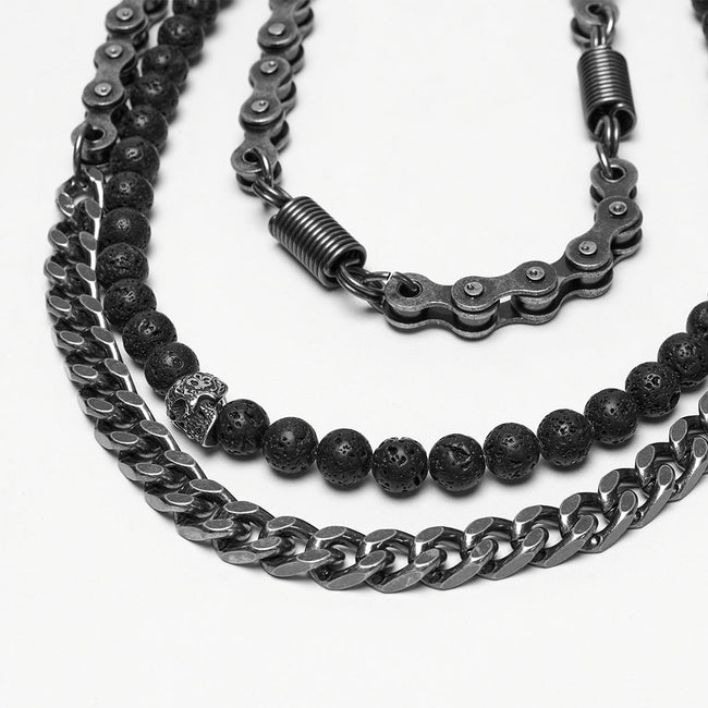Punk vintage pants chain