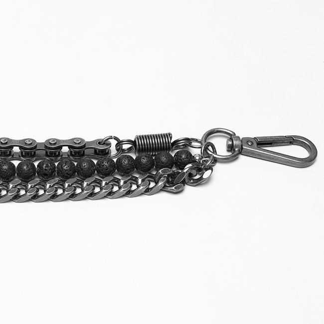 Punk vintage pants chain