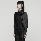 Goth Rose Lace Corset