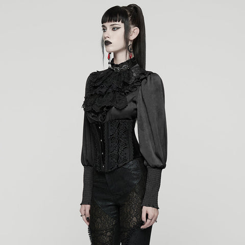 Goth Rose Lace Corset