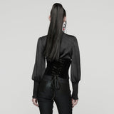 Goth Rose Lace Corset