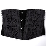 Goth Rose Lace Corset