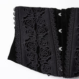 Goth Rose Lace Corset