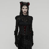 Goth Rose Lace Corset