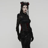 Goth Rose Lace Corset