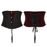 Goth Rose Lace Corset